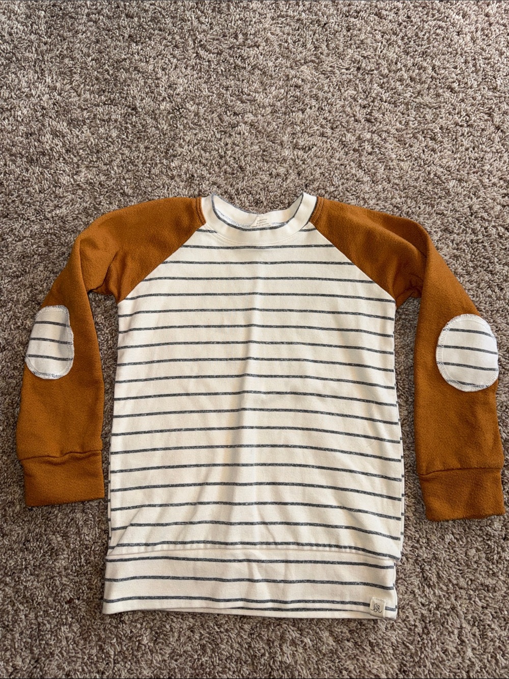 Lulu + Ree baseball stripe sweatshirt size 5/6